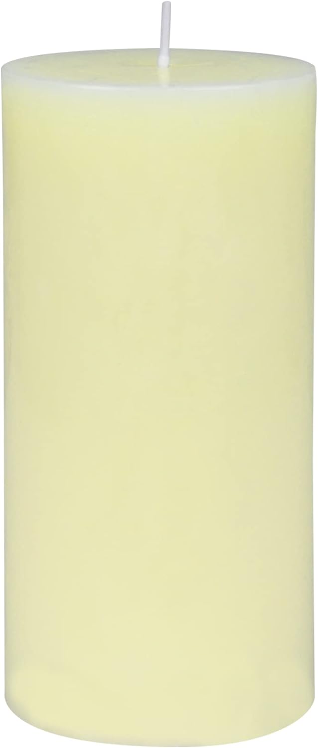 Pillar Candle, 3 by 6-Inch, Pale Ivory