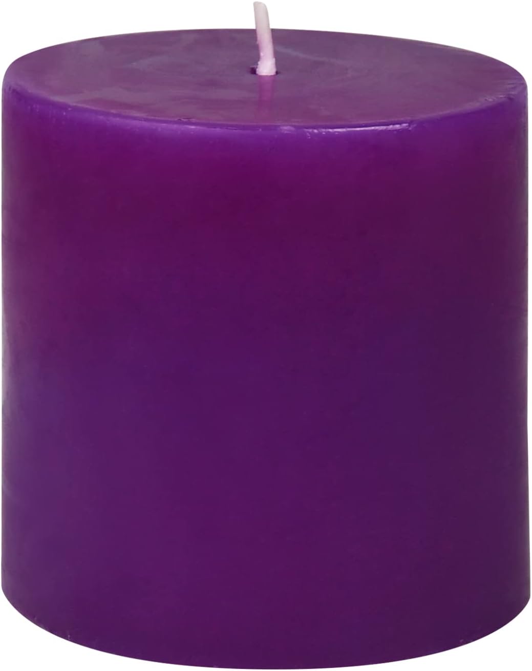 Pillar Candle, 3 by 3-Inch, Purple