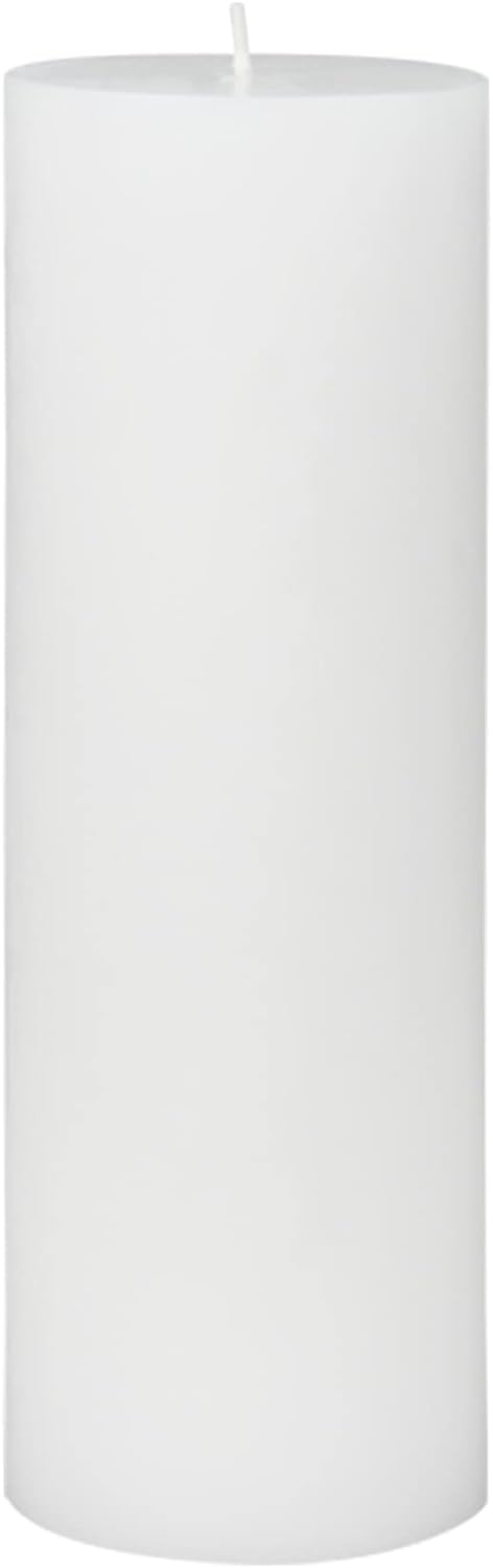 Pillar Candle, 3 by 9-Inch, White