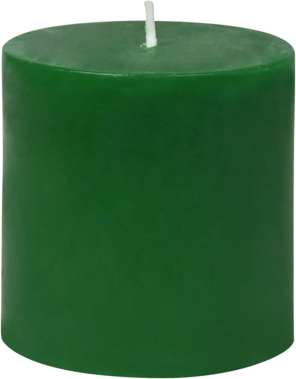 Pillar Candle, 3 by 3-Inch, Hunter Green