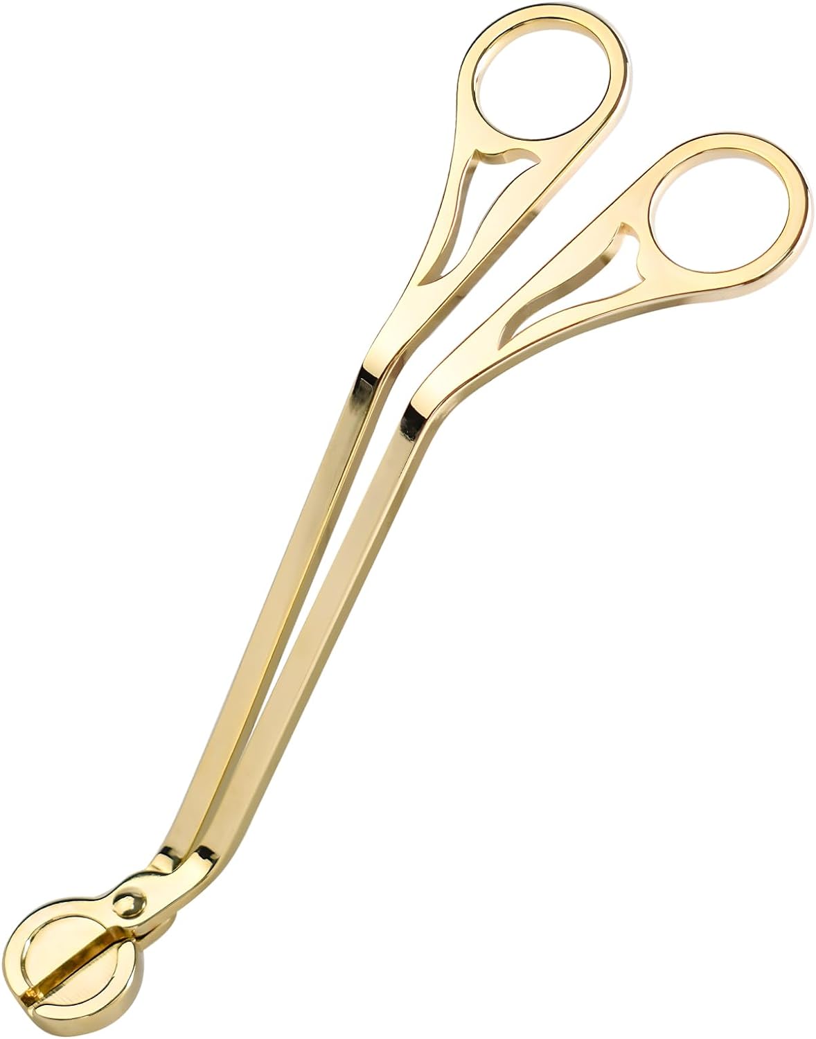 Candle Wick Cutter Trimmer Wick Clipper Wick Cutter Scissor Reaches Deep Into Candles Wick Prevent Soot Buildup Candle Accessories (Gold)