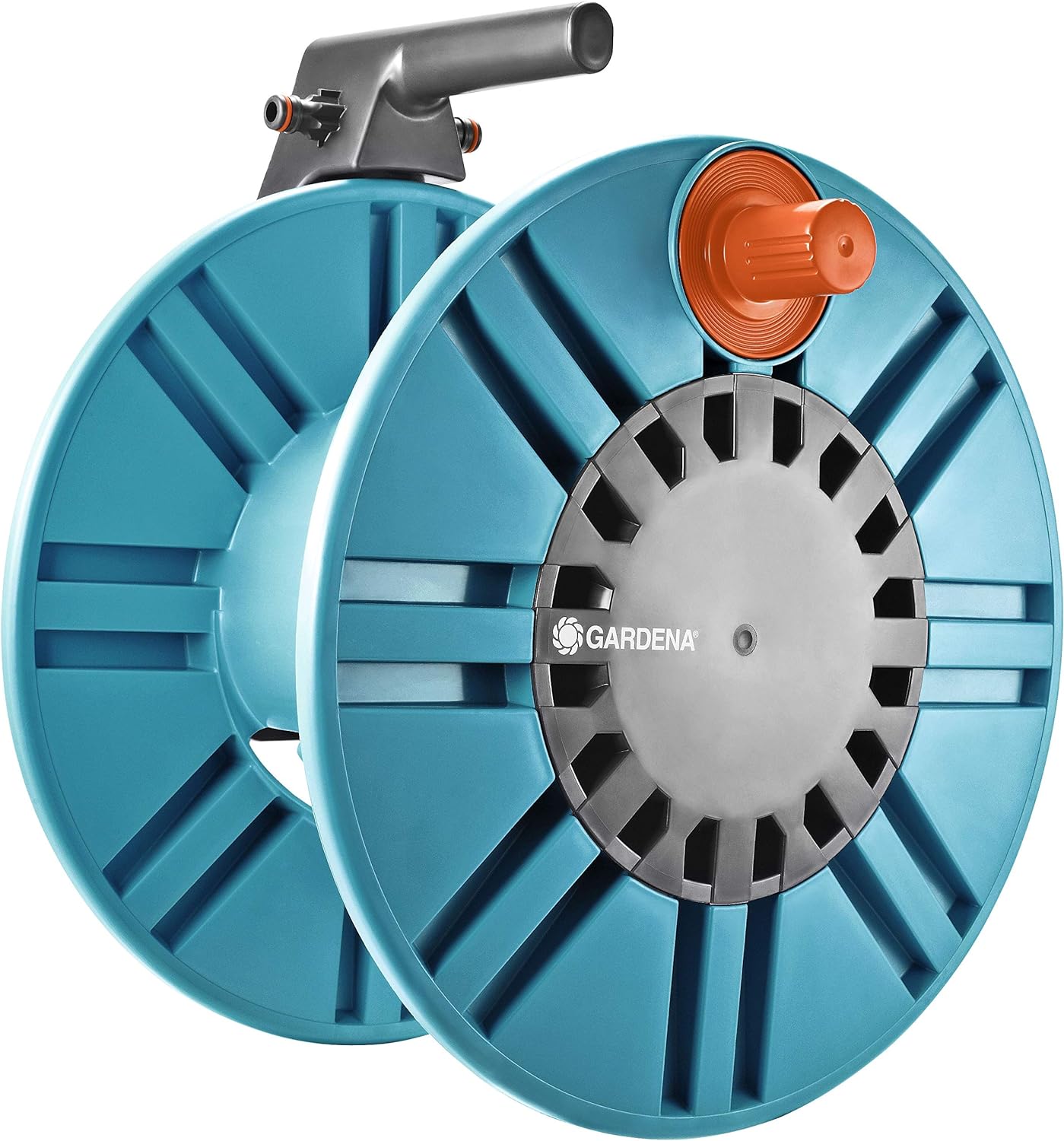 Gardena 2650 164-Foot Wall Mount Removable Garden Hose Reel With Hose Guide