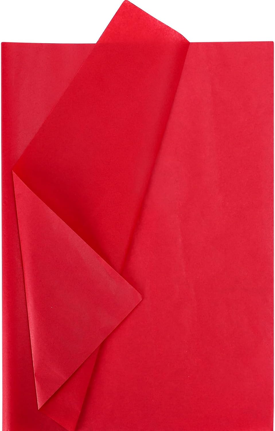 Whaline Christmas Red Tissue Paper Bulk 100 Tissue Paper Sheets Metallic Gift Wrapping Paper Red Gift Wrap Tissue Paper for DIY Crafts Wedding Birthday Showers Arts Craft Party Favor Decoration