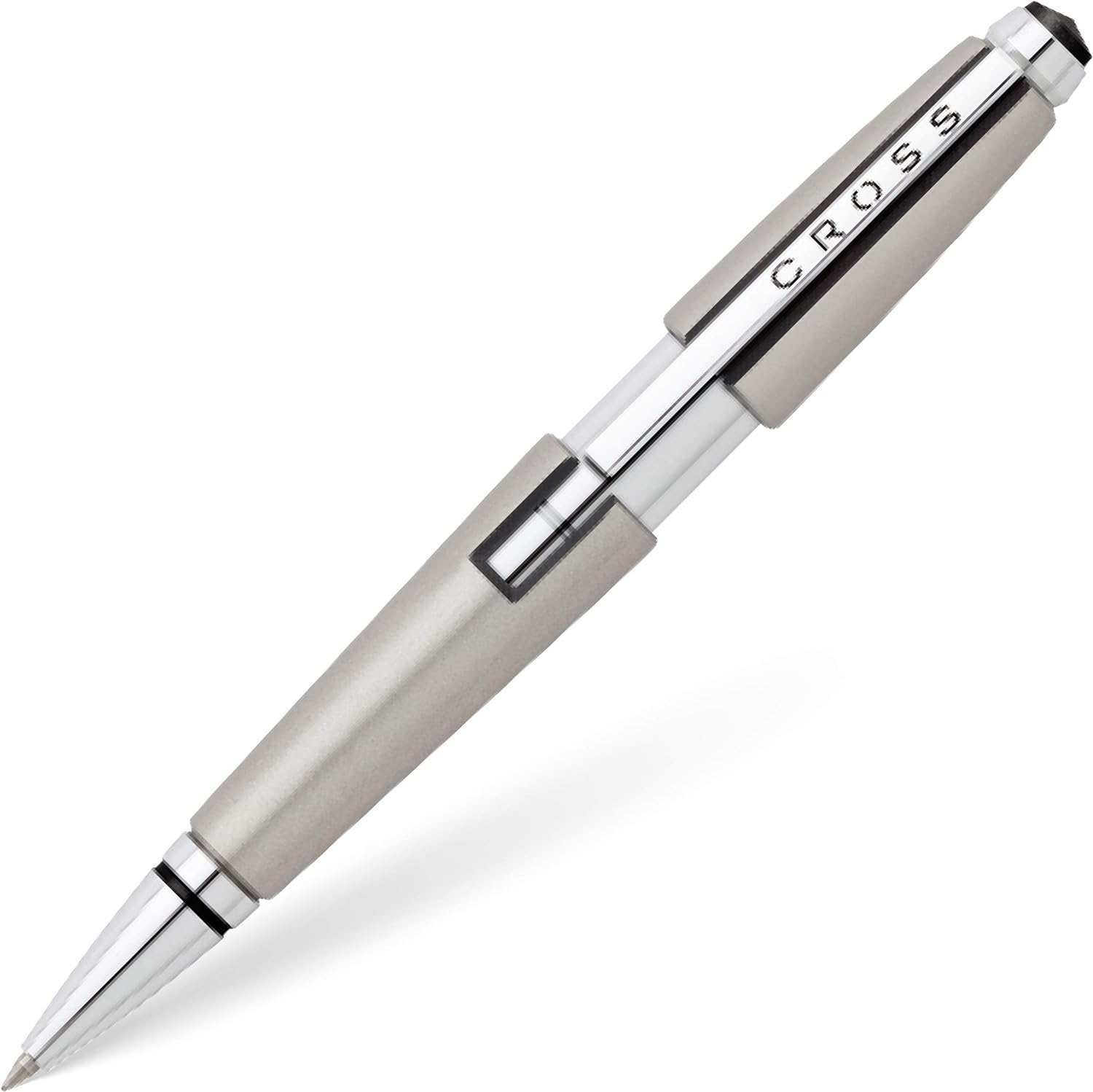 Cross Edge Pen, 0.7 mm, Medium, Black Ink, Titanium Barrel (AT05555) (AT0555-5)