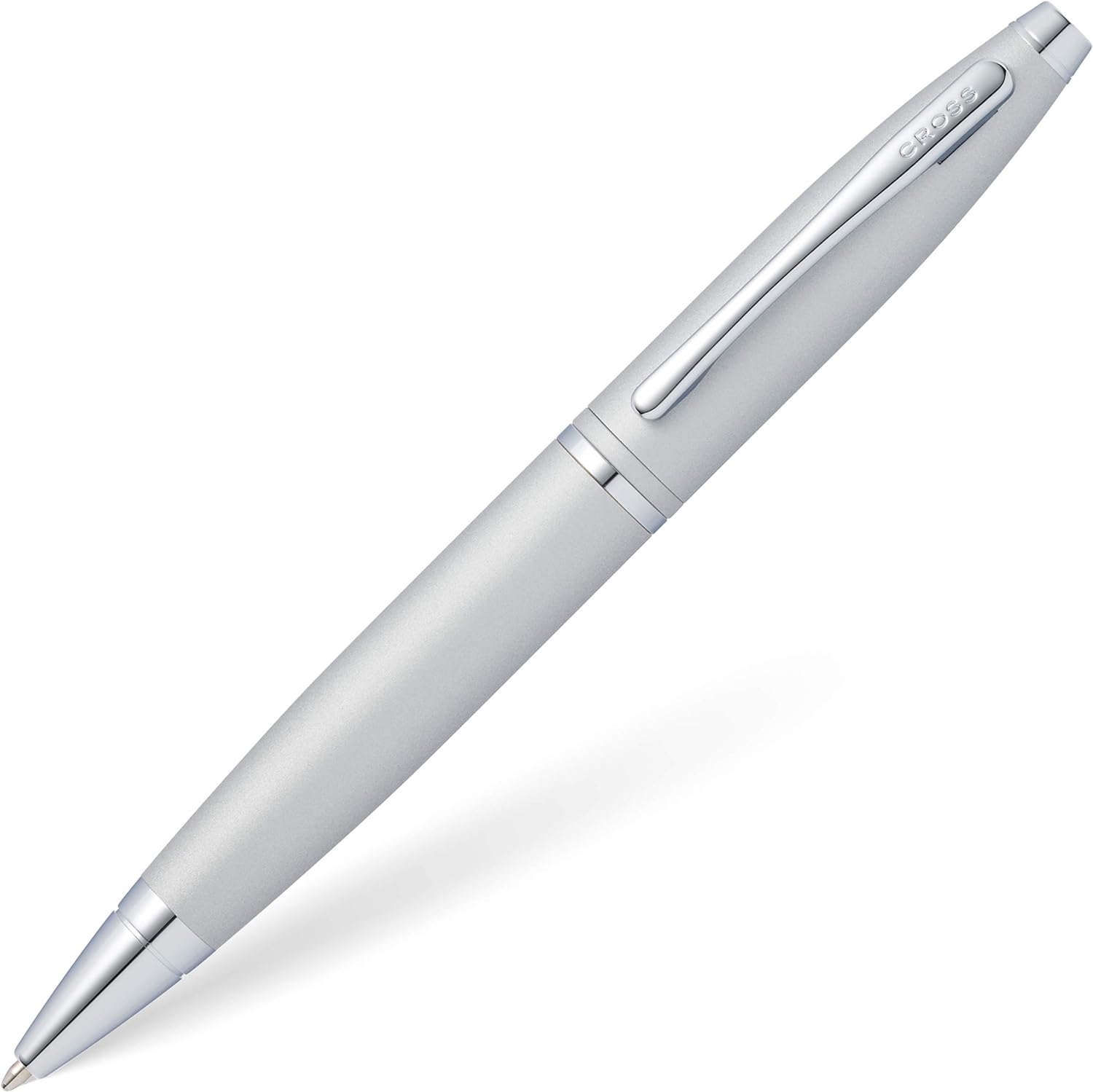 Cross Calais Refillable Ballpoint Pen, Medium Ballpen, Includes Premium Gift Box - Satin Chrome