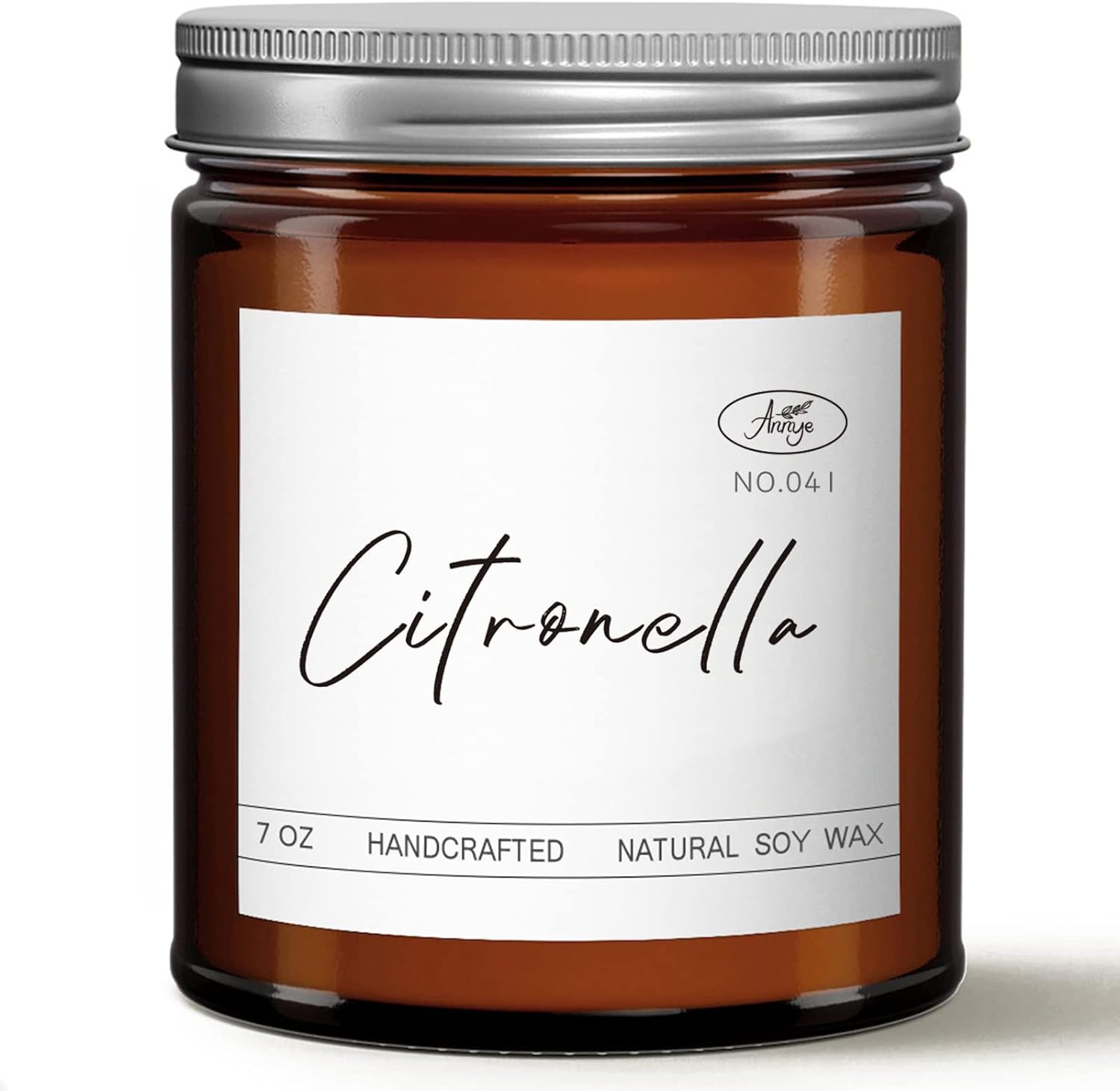 Citronella Scented Candles,Citronella Candles Outdoor/Indoor, Soy Candle for Home Scented,Summer Candle Gifts for Women/Men/Friends, as Birthday/Holiday/Relaxation Gifts (7oz)