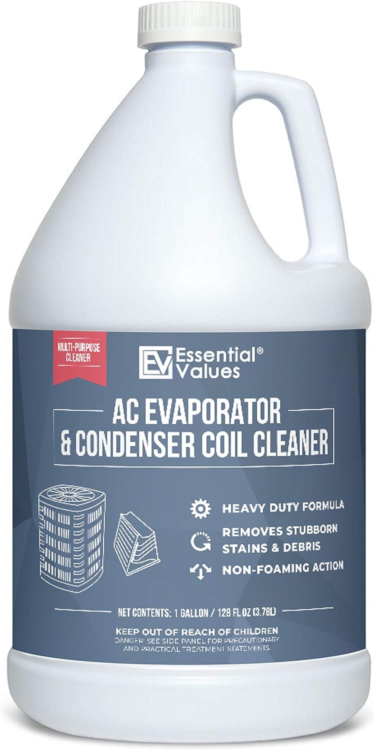 Coil Cleaner for AC Unit (Gallon) | AC Coil Cleaner That is Non Foam Formula for Condenser Coils - Heavy Duty Professional Grade & Compatible with Commercial & Residential Air Conditioning Units