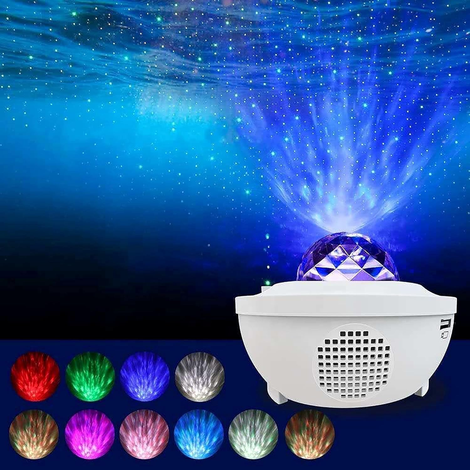 Galaxy Projector for Bedroom, Starlight Projector, 3 in 1 Starry Night Light Projector w Bluetooth Speaker & Remote, Star Projector Galaxy Light, Constellation Projector, Sky Light (Voice Control)