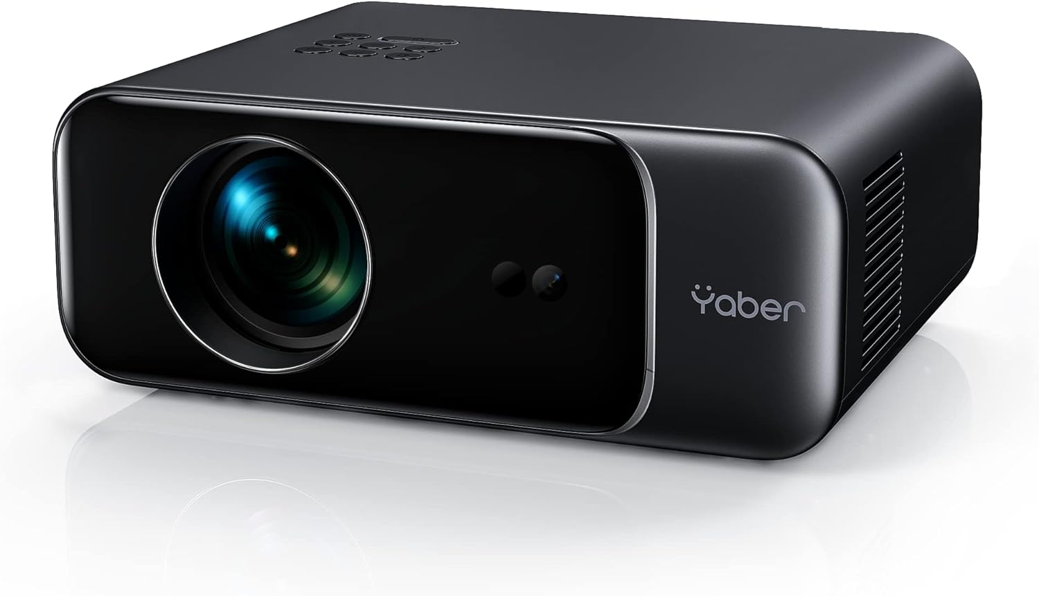 YABER Mini Projector with Screen, 2023 Upgraded WiFi Projector, 8000L 1080P Full HD Portable Projector, Max 250 Outdoor Projector, Compatible with iOS/Android/TV Stick/PC/PS4, and HDMI/USB/AV/TF