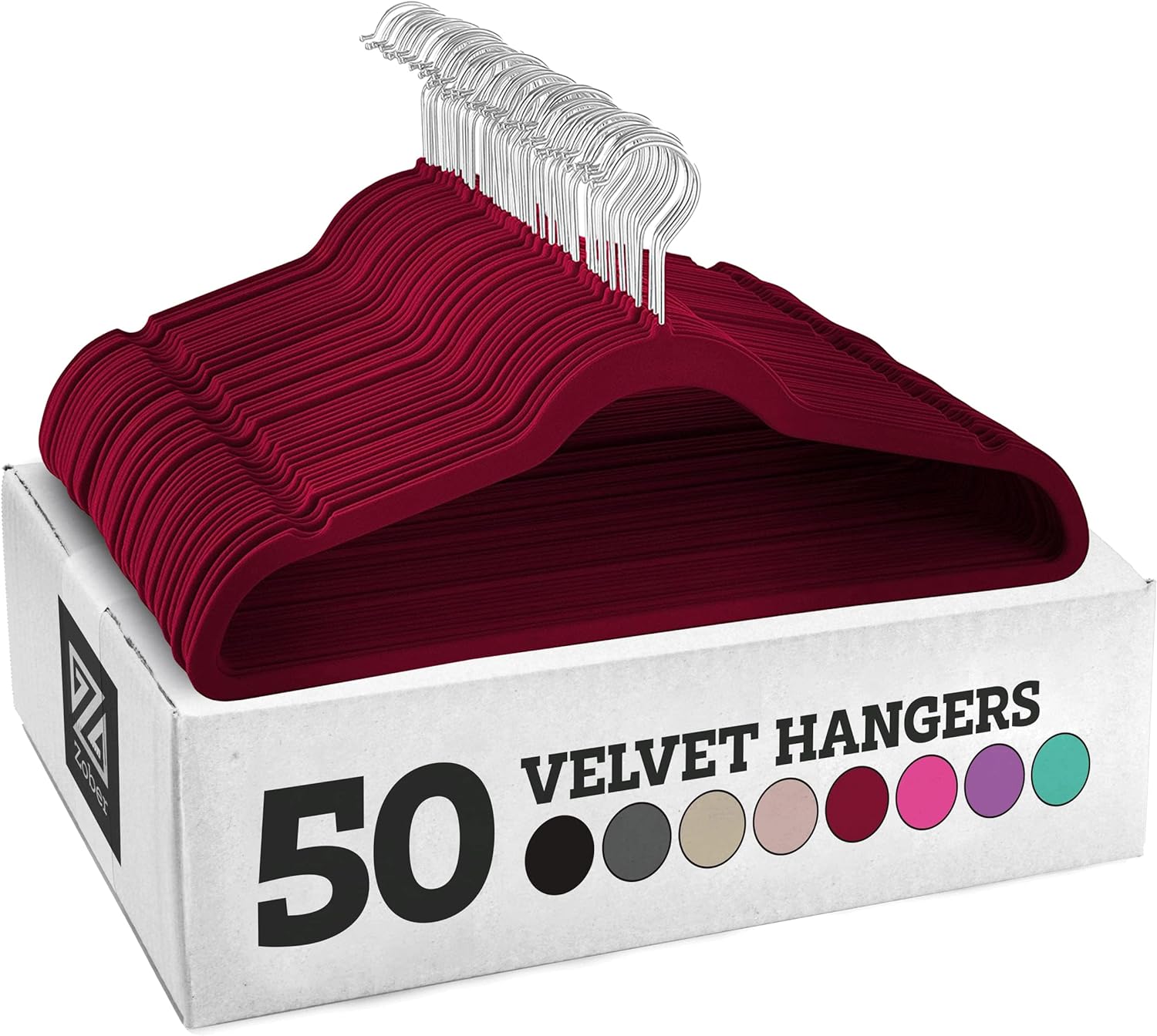 The Zober Velvet Hangers have transformed my closet organization with their combination of functionality and aesthetics. This 50-pack of heavy-duty black hangers offers a sleek and cohesive look while providing a range of practical benefits.The velvet coating on the hangers prevents clothes from slipping, keeping my coats, pants, and dress clothes securely in place. This non-slip feature has been a game-changer, especially for delicate fabrics that tend to slide off traditional hangers.The slim 