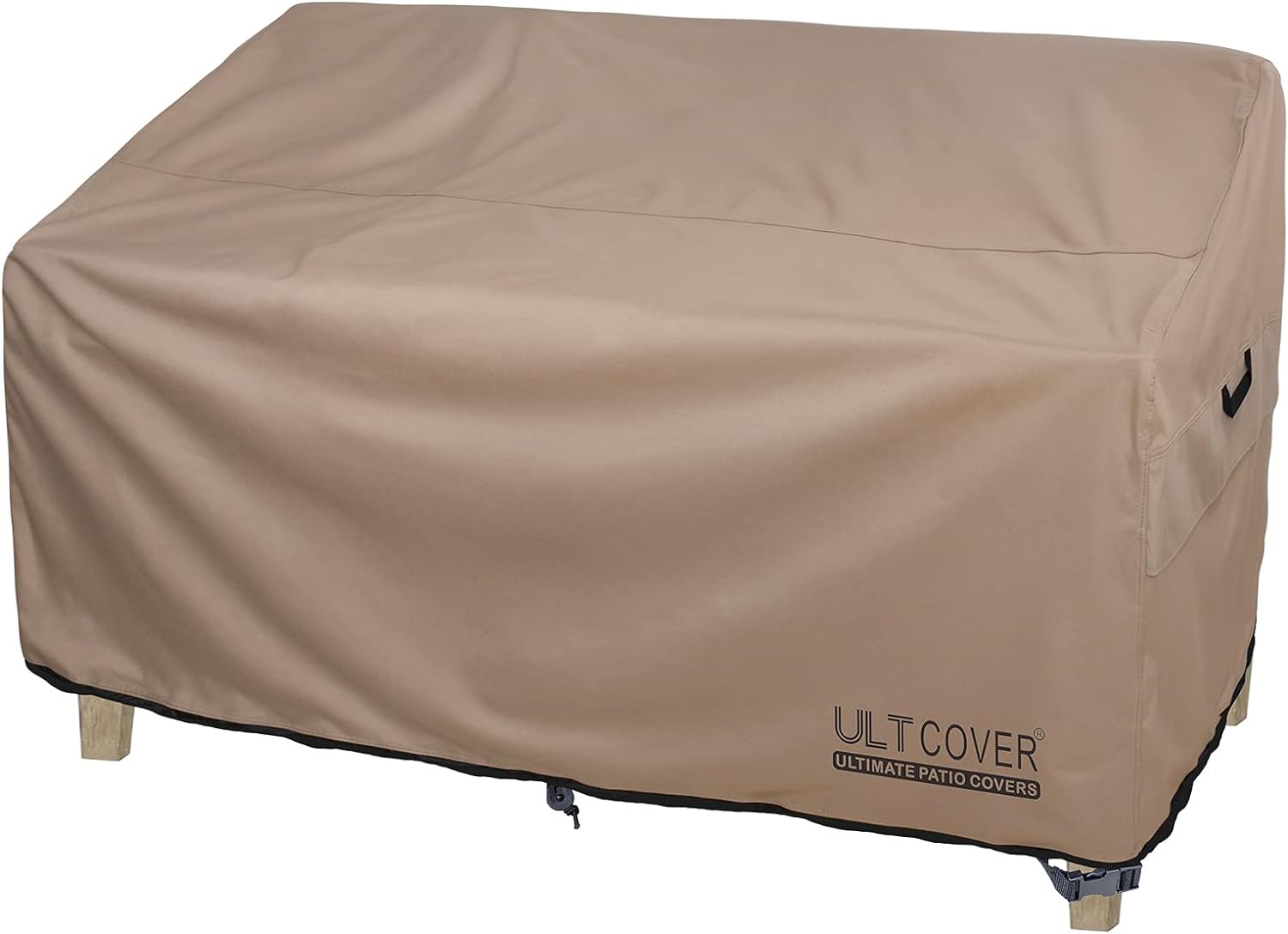 ULTCOVER Waterproof Outdoor Deep Seat Sofa Bench Cover 76W x 40D x 35H inch Patio Furniture Couch Cover