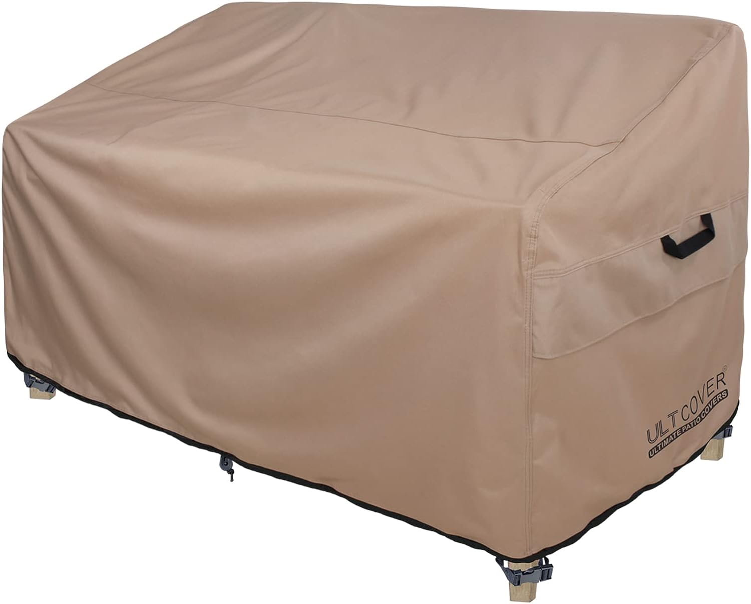 ULTCOVER Patio Furniture Sofa Cover 74W x 35D x 35H inch Waterproof Outdoor 3-Seater Couch Cover