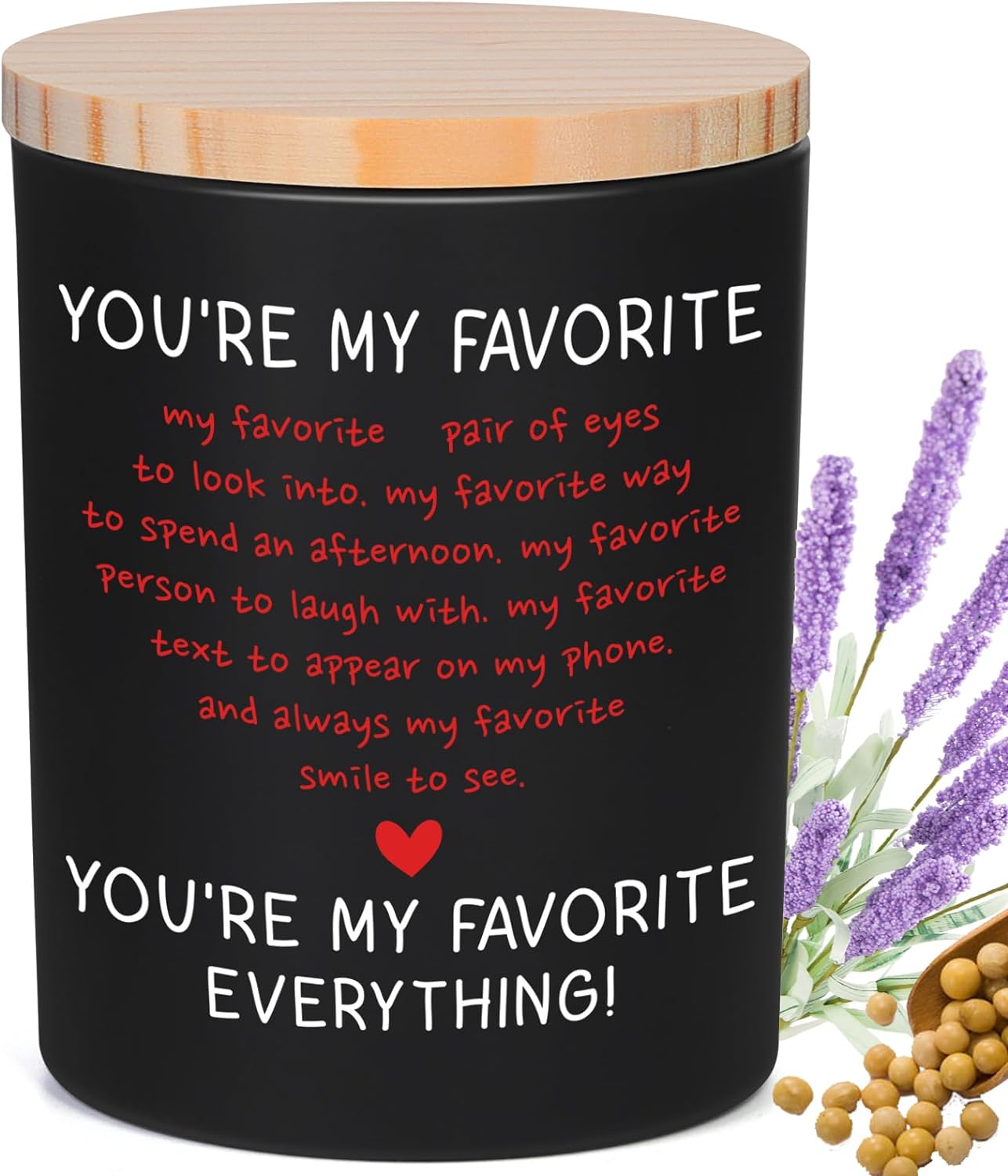 Valentines Day Gifts for Her - Scented Candle, Lavender Candle Gifts for Him, Boyfriend, Girlfriend, Wife, Husband, Romantic Birthday, Anniversary, Christmas Gifts Idea-9oz