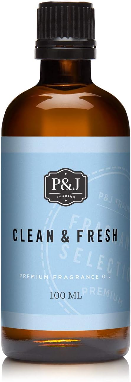 P&J Trading - Clean & Fresh Scented Oil 100ml - Fragrance Oil for Candle Making, Soap Making, Diffuser Oil