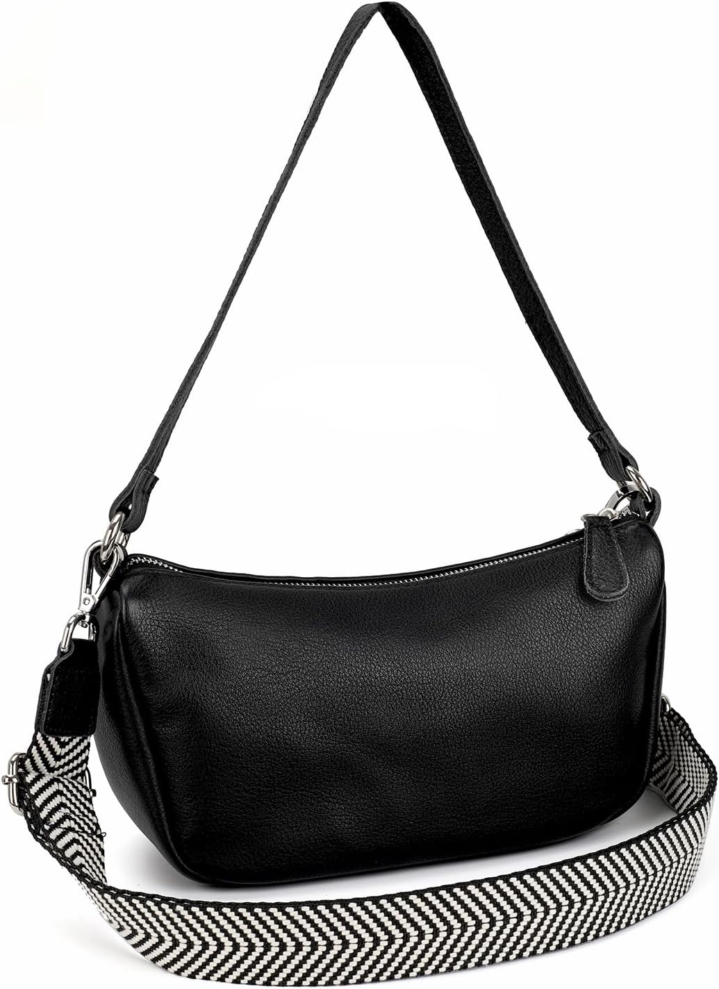 befen Genuine Italian Leather Clutch Handbags Small Hobo Crossbody Bags for Women Trendy