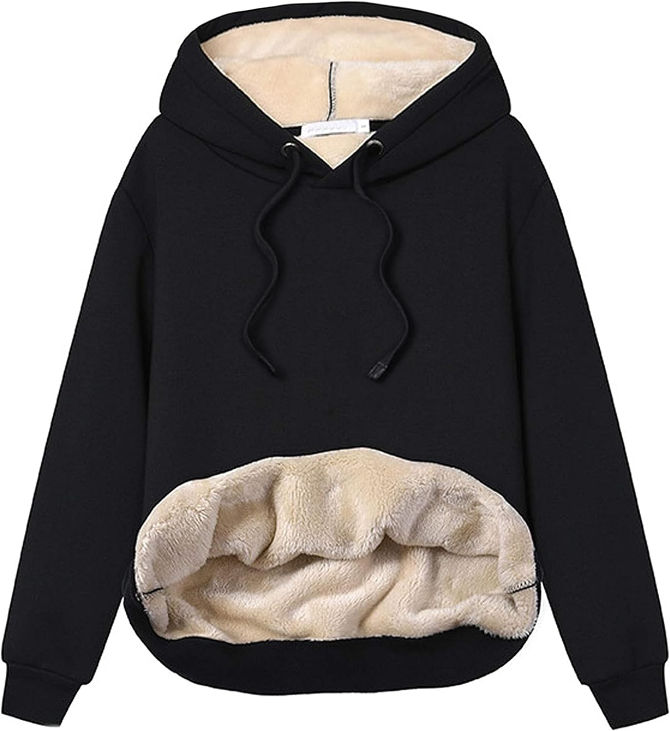 Yeokou Women' Winter Hoodies Pullover Sherpa Fleece Warm Heavyweight Sweatshirt