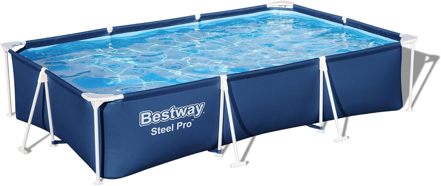 Bestway Steel 9'10 x 6'7 x 26 Rectangle Above Ground Pool w/DuraPlus Liner