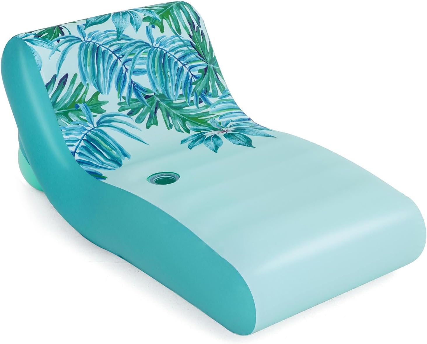 H2O GO Luxury Fabric Inflatable Pool Lounge (69 x 42)
