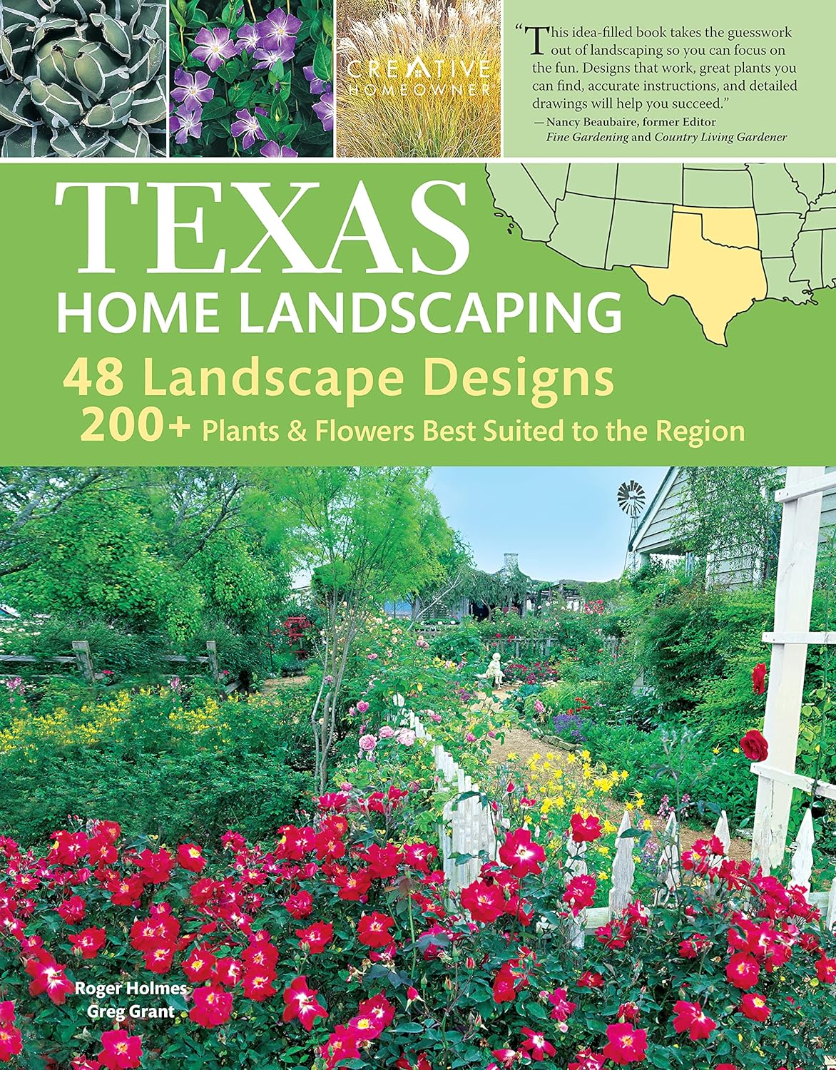 Texas Home Landscaping, 3rd Edition: 48 Landscape Designs, 200  Plants & Flowers Best Suited to the Region (Creative Homeowner) Gardening Ideas, Plans, and Outdoor DIY Projects for TX and OK Paperback  Illustrated, July 25, 2011