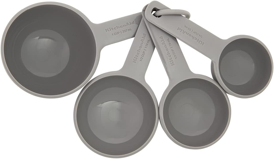 KitchenAid Universal Measuring Cup Set, 4-Piece, Gray