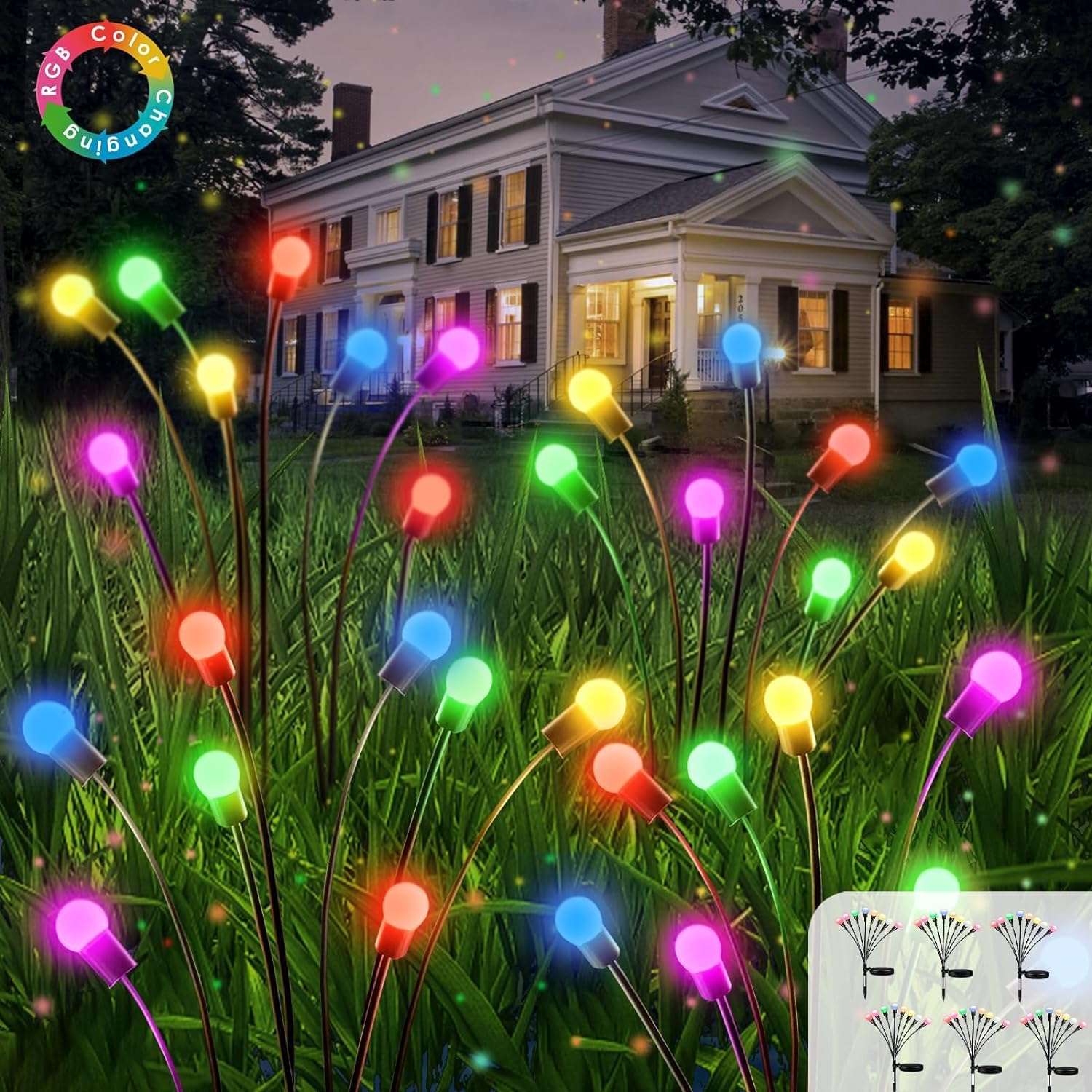 I'm received this beautiful garden lights, they really look great. I tried them outside, work pretty good, I like they are not corded, the solar battery work pretty long. It very cute decor for my garden. Just need to order few more to decorate all my garden 