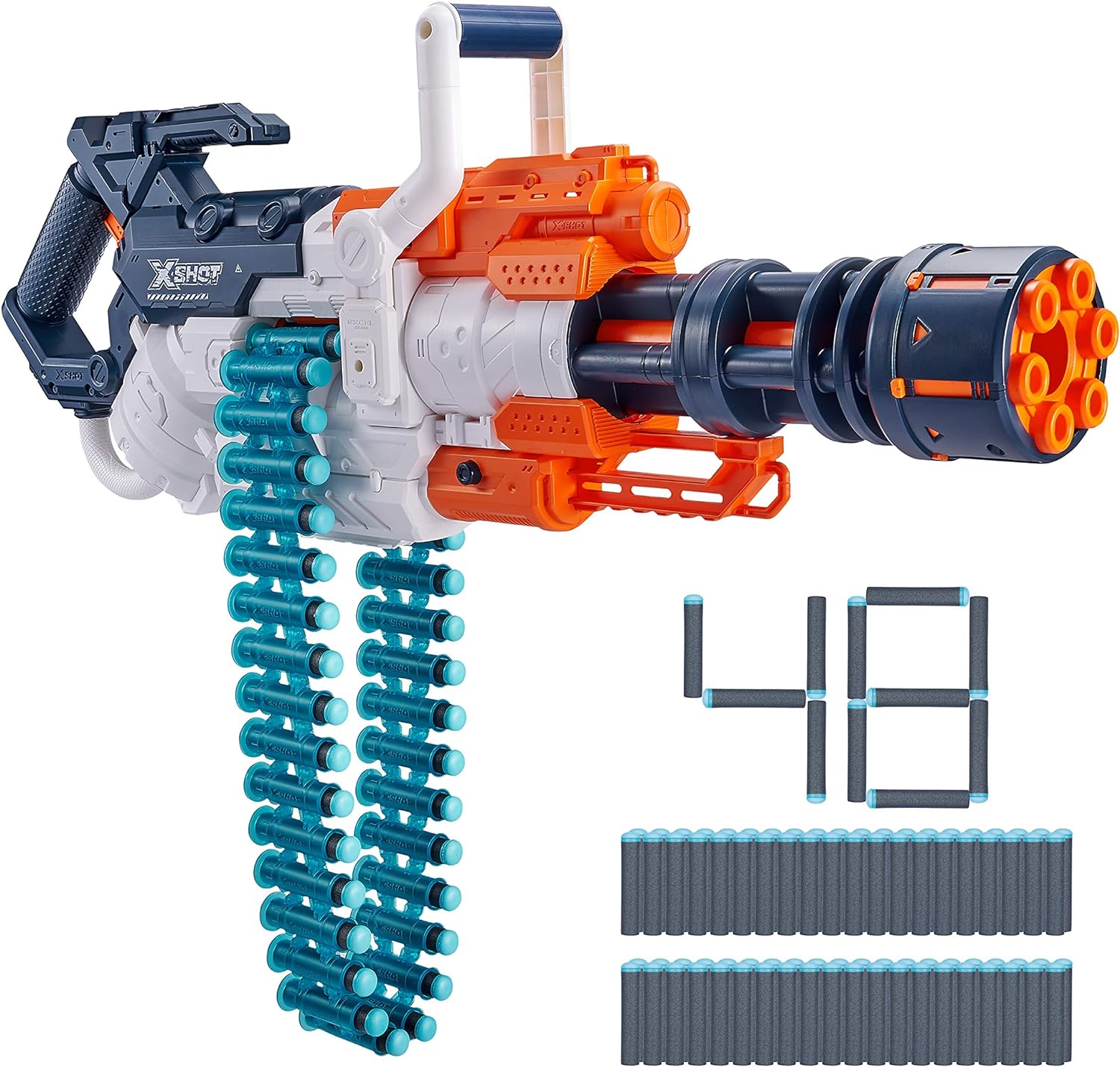 XShot Excel Crusher Foam Dart Blaster (Comes with 35-Dart Clip and 48 Darts) by ZURU